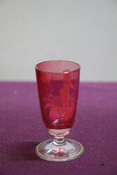 Antique Mary Gregory Ruby Glass 