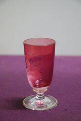 Antique Mary Gregory Ruby Glass 