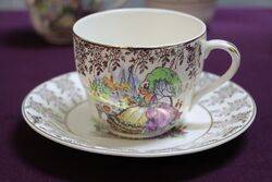 20 Piece Crinoline Lady Tea Set 