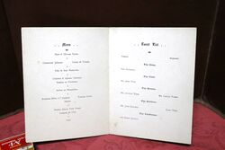 1929 Gallery First Nighters Club Signed Menu Maud and Viola Tree 