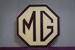 Genuine MG Double Sided Aluminium Sign #