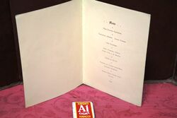 1931 Gallery First Nighters Club Signed Menu  Gracie Fields   