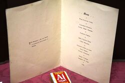 1931 Gallery First Nighters Club Signed Menu  Ivor Novello  