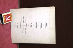1931 Gallery First Nighters Club Signed Menu  John Gielgud  