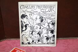 1934 Gallery First Nighters Club Signed Menu Leslie Banks 