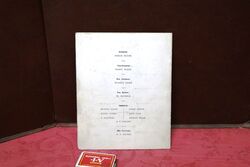 1934 Gallery First Nighters Club Signed Menu Leslie Banks 