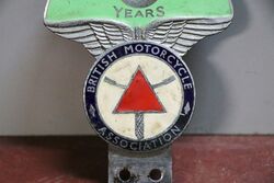 1936 British Motorcycle Association Badge 