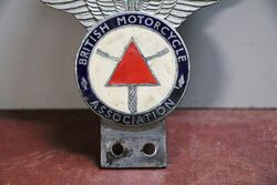 1936 British Motorcycle Association Badge 