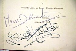 1937 Gallery First Nighters Club Signed Menu Violet Vanbrugh  