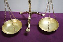 Doyle and Son Victorian Brass balance scale