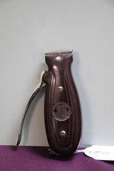 Vintage Maroon Bakelite Viceroy Dry Shaver - Rolls Razor #