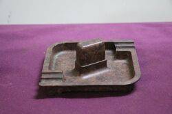Art Deco Brown Bakelite Ash Tray # Art Deco Brown Bakelite Ash Tray #