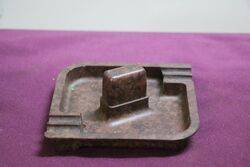 Art Deco Brown Bakelite Ash Tray 