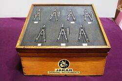 A Vintage JAKAR Drawing Instrument Dispensing Cabinet #
