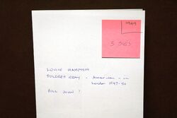 1949 Gallery First Nighters Club Signed Menu Leslie Bloom 