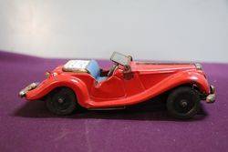 1950's  MG TF Friction Tin Toy