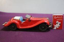 1950and39s  MG TF Friction Tin Toy