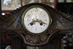 French Spelter and Marble Clock 1910 20