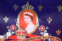 1953 Cadbury Bros Queen Elizabeth 11 Coronation Tin