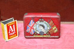 1953 OXO Coronation Souvenir Tin.  