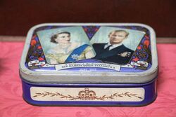 1953 Souvenir Tin for the Coronation of Queen Elizabeth 11 