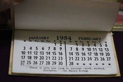 1954 Calendar 