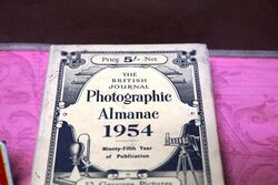 1954 Photographic Almanac Hard Cover