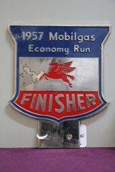 1957 Mobilgas Finisher Badge 