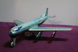 1957 TN Nomura Japan Battery Operated Strato Jet Toy 