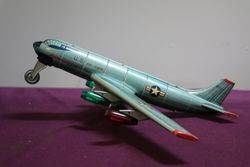 1957 TN Nomura Japan Battery Operated Strato Jet Toy 