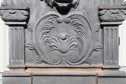 Large Cast Iron Lion Head Wall Fountain