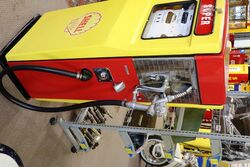 1960and39s Wayne 605 Double Petrol Pump in Shell Livery 