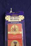 1986 Royal Wedding Bookmatch Collector Series
