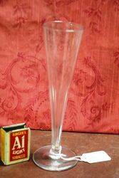 19th Century Cut Glass Champagne Flute . #