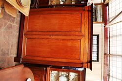 19th Century Mahogany 2 Door Wardrobe 