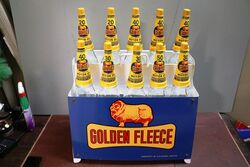 2005 Golden Fleece Ram on Bone 10 Bottle Oil Rack
