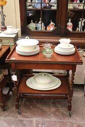 Tea Trolley / Games Table, Barley Twist Legs. #