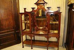 Stunning Art Nouveau Inlaid Sideboard-Parlour Cabinet. #
