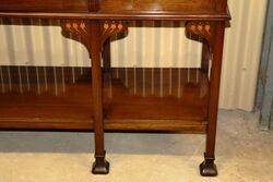 Stunning Art Nouveau Inlaid Parlor Cabinet 