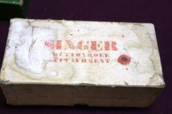 Vintage Singer Boxed Buttonhole Attachment. 