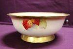 A Large Royal Worcester Kitty Blake Hand Painted Autumnal Fruits Bowl  Dated 1933