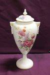 Hand Painted Royal Worcester Vase & Cover C1922