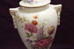 Hand Painted Royal Worcester Vase and Cover C1922