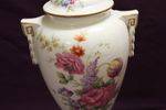 Hand Painted Royal Worcester Vase and Cover C1922