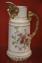 Royal Worcester Mask Jug C1889