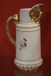 Royal Worcester Mask Jug C1889