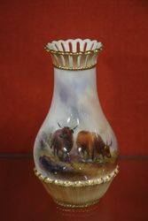 Royal Worcester Stinton Vase C1909