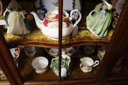 Lovely Quality Late Victorian Inlaid Mahogany Display Cabinet