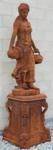 Set of 4 Seasons Cast Iron Figures on Stands --- CI 45