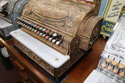 Antique All Brass National Cash Register